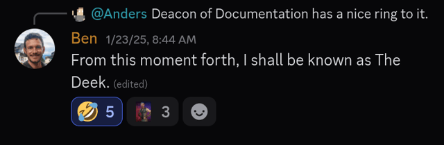 Deacon of Documentation