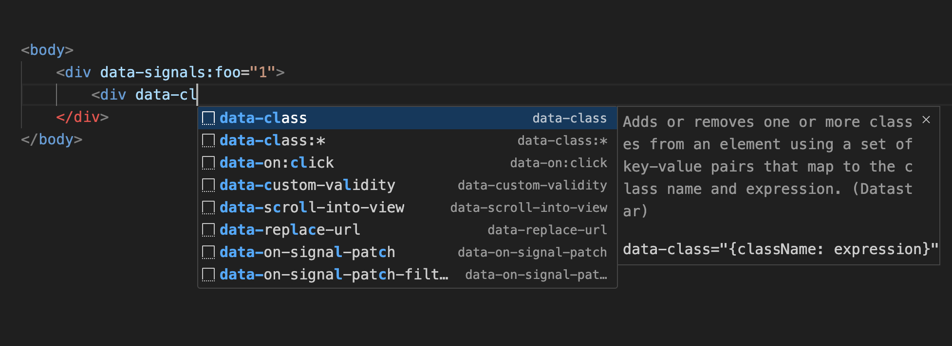 VSCode extension